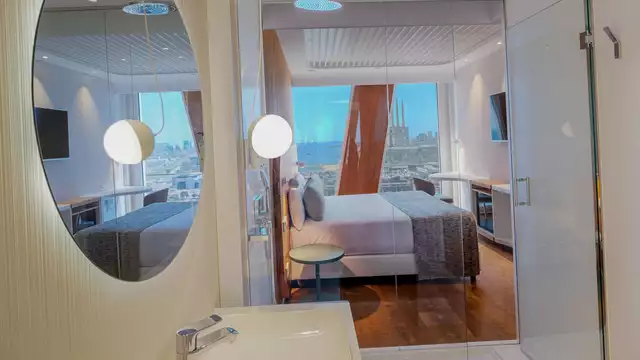 Fuga wellness con vista sul lungomare vicino a Barcellona