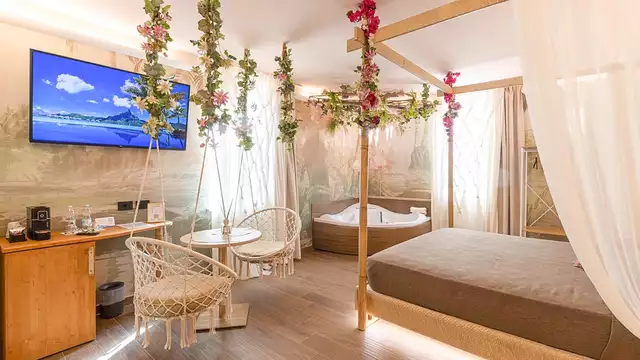 Romantische vakantie in Montecatini met jacuzzi en massage van 30 minuten