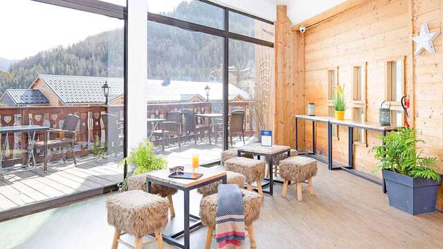 Frisse lucht opsnuiven in het skiresort Pra Loup