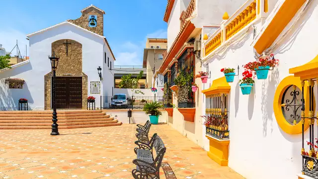 Uitzicht op zee aan de Costa del Sol met halfpension