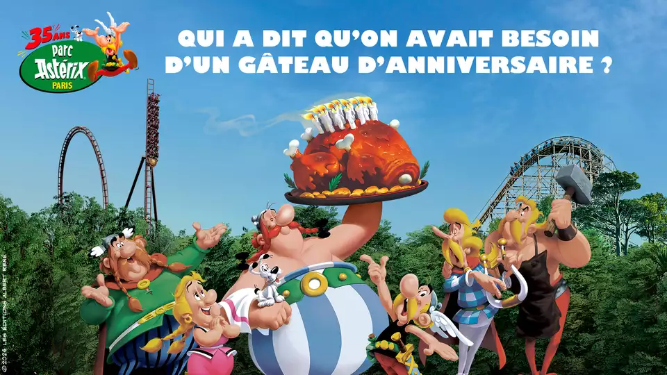 Week-end aventure en famille avec entree au Parc Asterix