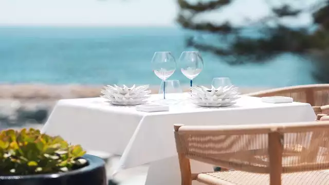 Escala gastronómica de 6 platos cerca de Marsella frente al mar.