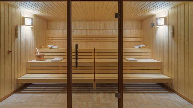 Accès à l'espace détente pour 2 adultes