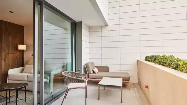 Verblijf in een kamer met terras in Platja d'Aro
