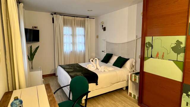 chambre double confort vue jardin