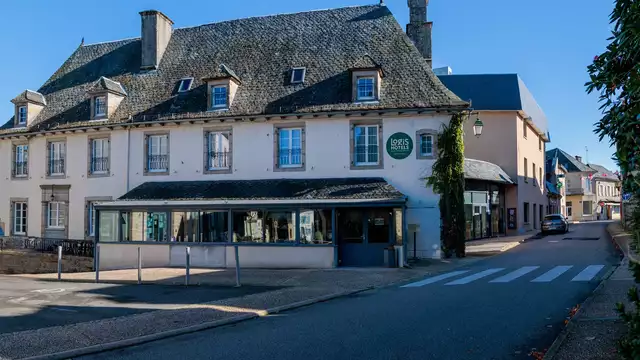 Menú de la tierra y zona de relajación en Corrèze.