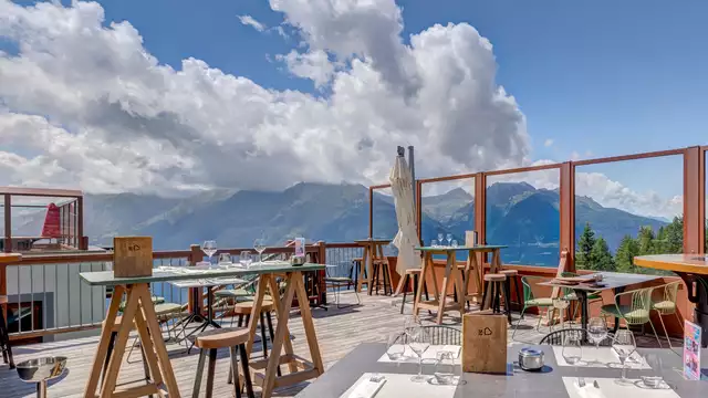Culinaire onderbreking en ontspanning in de Alpen