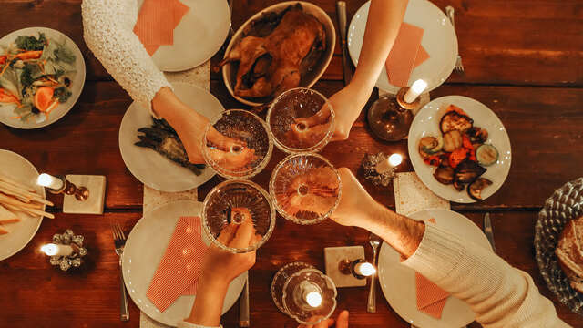 Dîner 3 plats pour 2 adultes