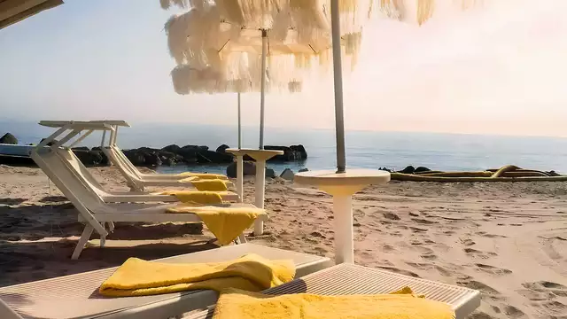 Vacances à San Felice Circeo, sur la côte entre Rome et Naples, avec accès à une plage privée