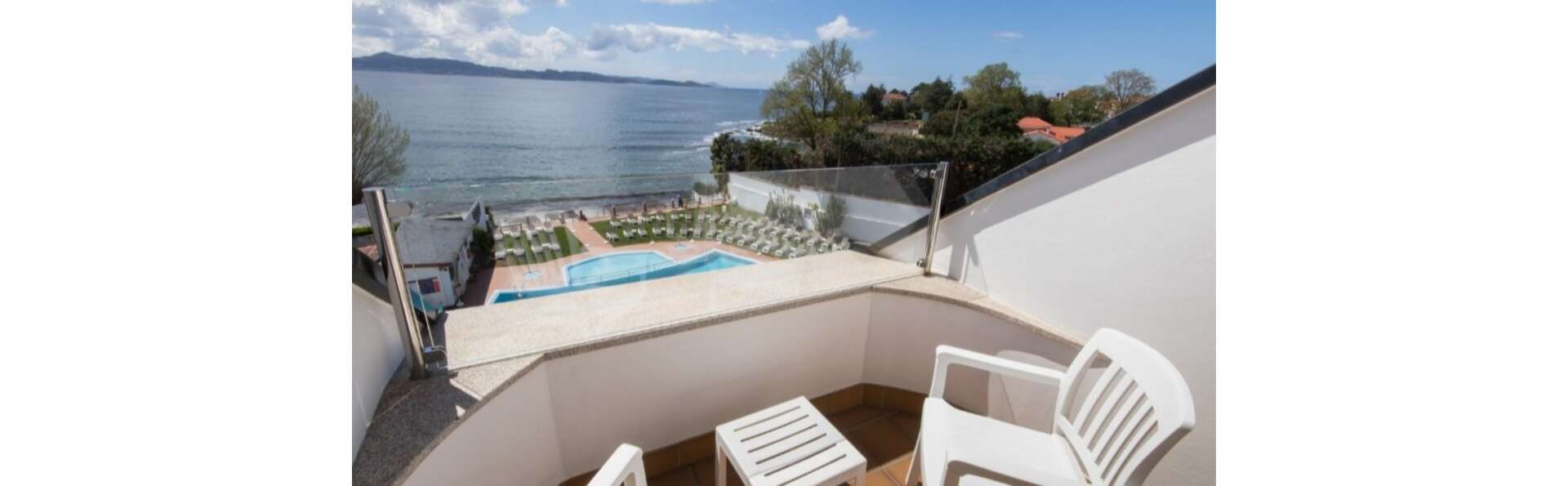 Vues sur la mer, dîner et spa à Sanxenxo.