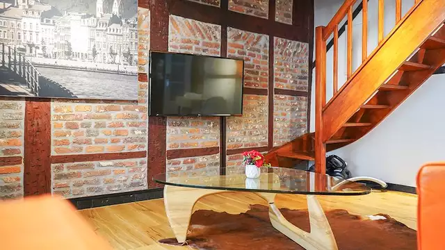 Séjour tout confort en appartement à Liège