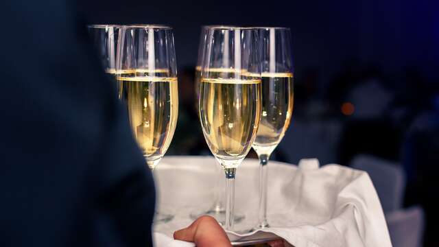 Coupe de cava pour 2 adultes