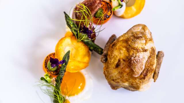 Dîner 2 plats pour 2 adultes