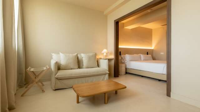 Junior suite clásica vista a los jardines