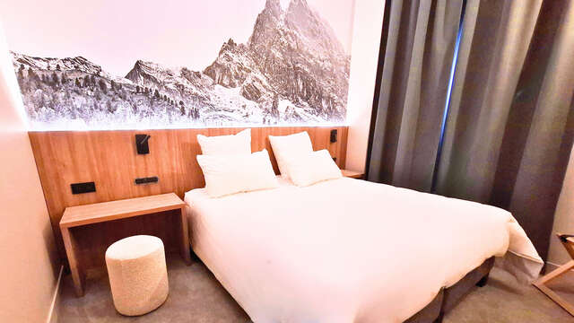 chambre double confort vue montagne