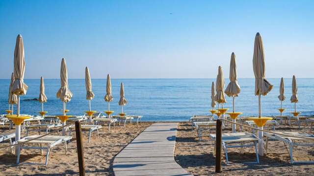 Toegang tot het strand