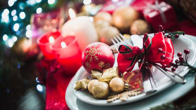 Kerstdiner 4 gangen voor 2 volwassenen