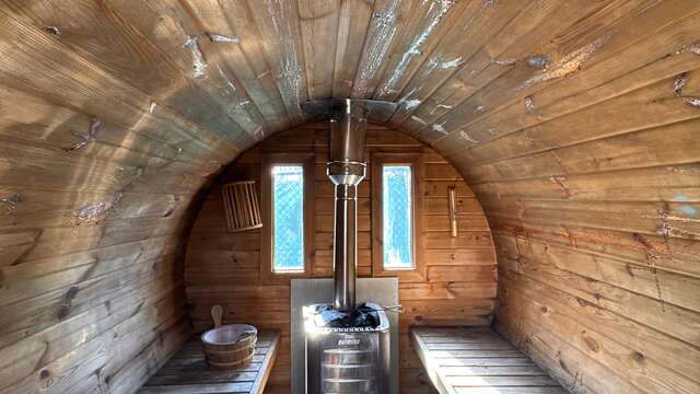 Toegang tot de privé sauna