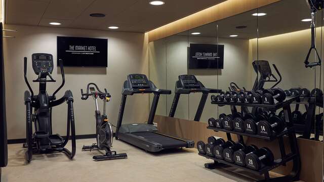 acceso al espacio fitness