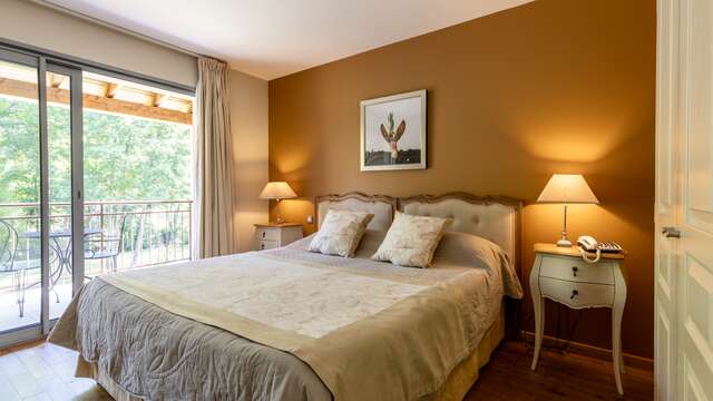 chambre double supérieure vue jardin