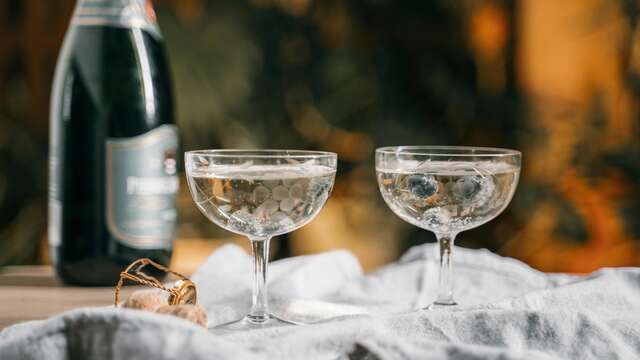 Coupe de cava pour 2 adultes