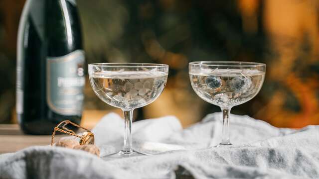 Verre de cava pour 2 adultes