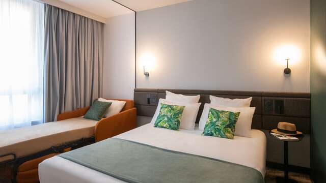 Surclassement en chambre côté jardin