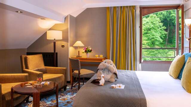 chambre double tradition vue forêt