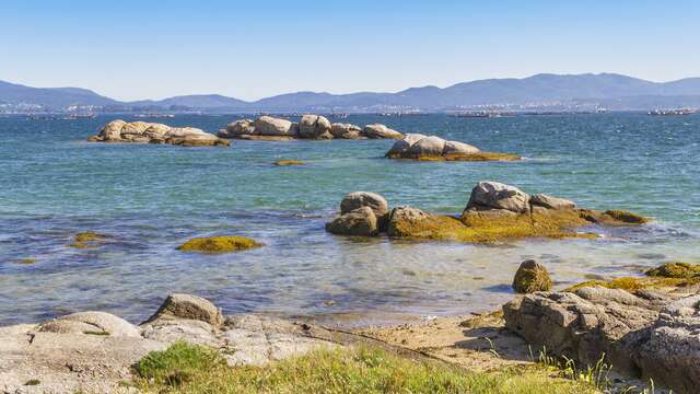 Vacances en famille près de Sanxenxo avec accès à l'espace détente