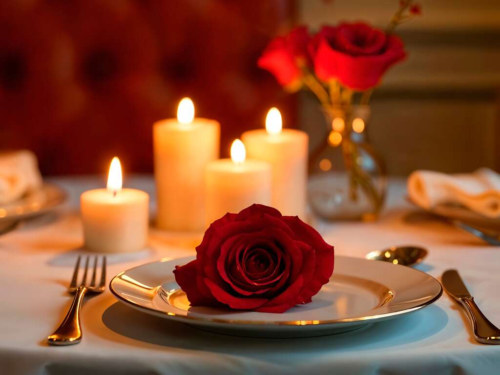 Dîner de la Saint‑Valentin à Paris: Menu 4 Plats - 4* - 1