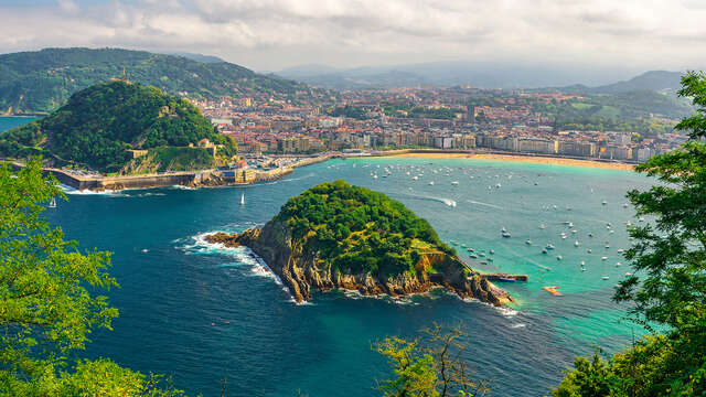Détente depuis le centre de San Sebastián