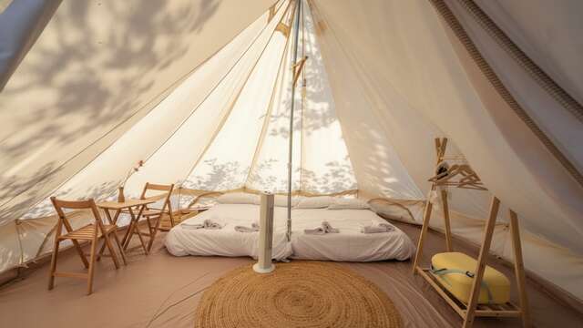 Gezinsuitje in een glamping in Valladolid