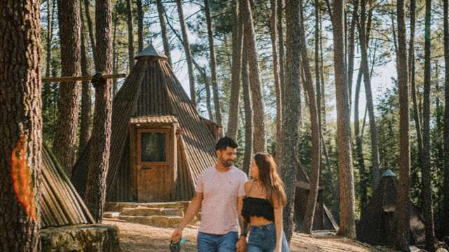 Glamping the Teepees