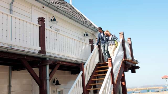Fin de semana romántico en Huizen con champán y la posibilidad de dormir hasta tarde
