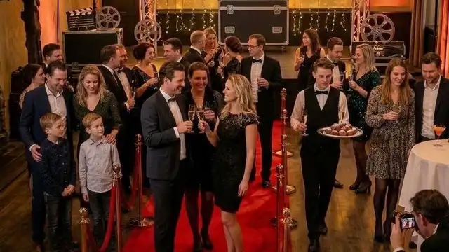 Hollywood Silvesterparty in Hotel Slenaken, Zuid-Limburg