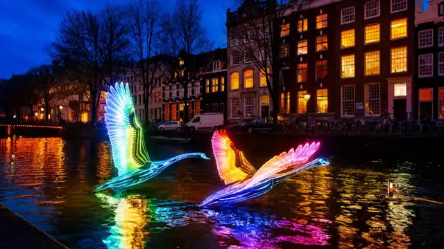 Una noche con encanto cerca de Ámsterdam con entradas para el Light Festival incluidas