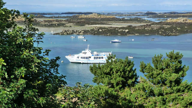 roeiboottocht voor de îles Chausey