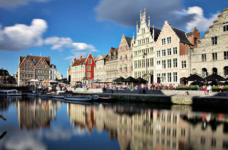 Week-end à Gand avec verre de bienvenue, petits-déjeuners et excursion en bateau (2 nuits)