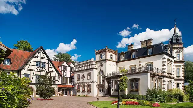 Moment detente dans un chateau pres de Strasbourg
