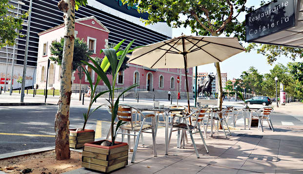 Uitje met ontbijt en parkeren inbegrepen in het centrum van Castellón de la Plana