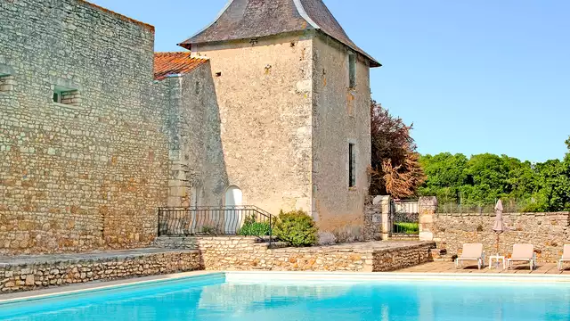 Vita da castello nel cuore della Vienne con cena