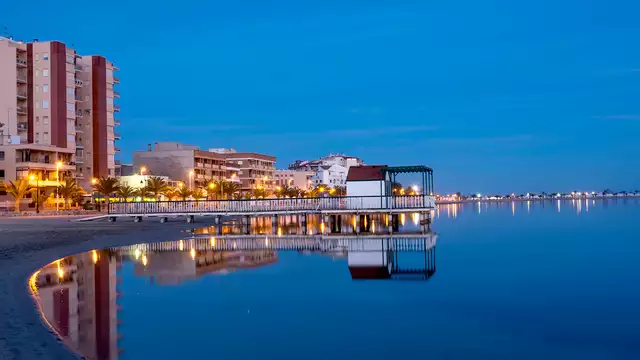 Er even tussenuit in San Pedro del Pinatar in een studio met halfpension
