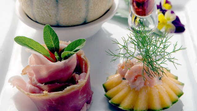 Dîner 4 plats pour 2 adultes