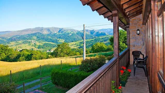 Romanticismo rural y hogareño con vistas a la naturaleza y cesta de desayuno (desde 2 noches)