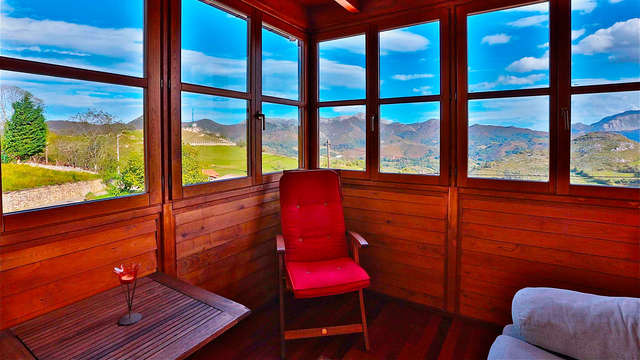 Contempla los Picos de Europa desde la bañera de hidromasaje de tu habitación