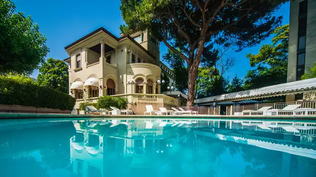 Strandvakantie in Riccione in een prachtige Art Nouveau villa