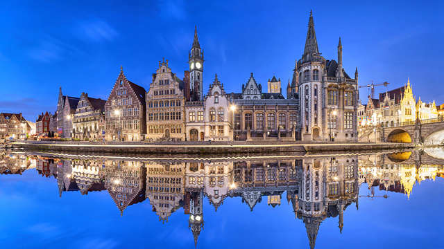 Escapada con desayuno y cava en la histórica ciudad de Gante (desde 2 noches)