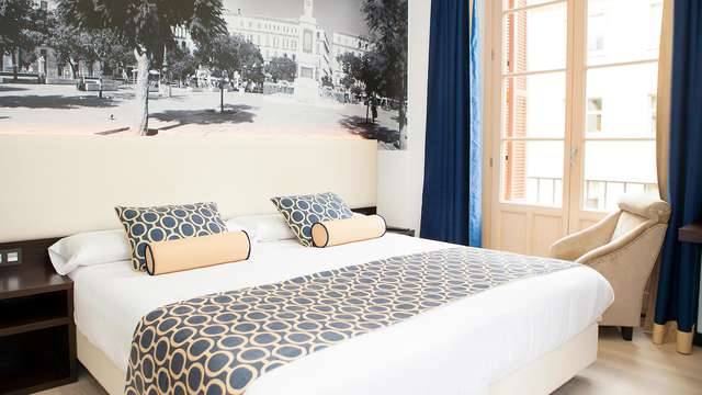 Escapada en un hotel de diseño en pleno barrio de moda en Málaga