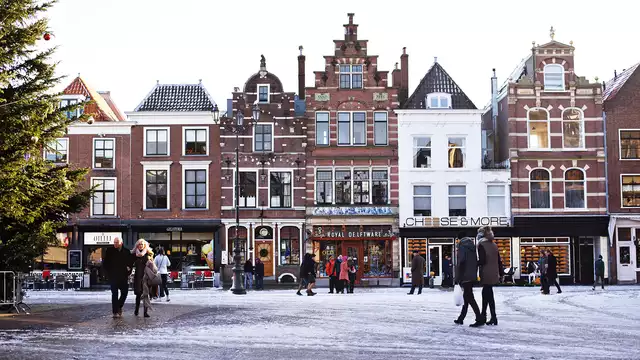 Gita invernale a Delft: hotel con colazione, drink di benvenuto e late check-out