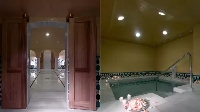 Romantisch uitje naar Granada met spa-circuit, bonbons en een fles mousserende wijn
